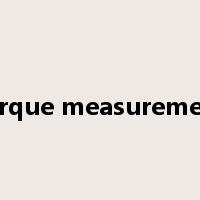 torque measurement是什么意思