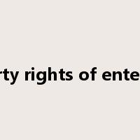 property rights of enterprises是什么意思