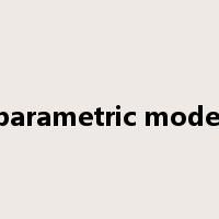 parametric model是什么意思
