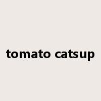 tomato catsup是什么意思