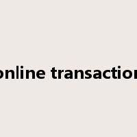 online transaction是什么意思