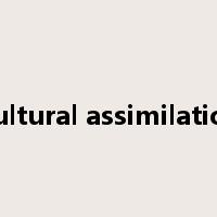 Cultural assimilation是什么意思