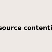 resource contention是什么意思