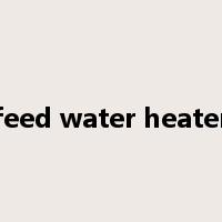 feed water heater是什么意思