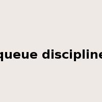queue discipline是什么意思