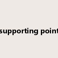 supporting point是什么意思