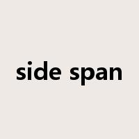side span是什么意思