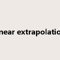 linear extrapolation是什么意思