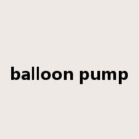 balloon pump是什么意思
