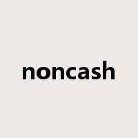 noncash是什么意思