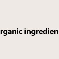 Organic ingredients是什么意思