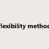 flexibility method是什么意思