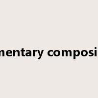 elementary composition是什么意思