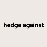 hedge against是什么意思