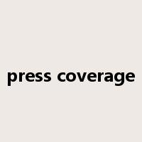 press coverage是什么意思