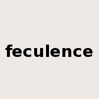 feculence是什么意思