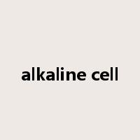 alkaline cell是什么意思
