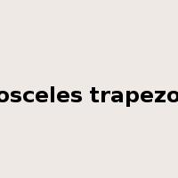isosceles trapezoid是什么意思