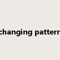 changing pattern是什么意思