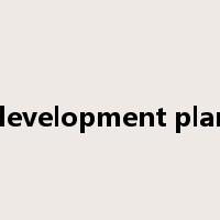 development plan是什么意思