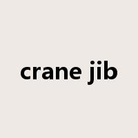 crane jib是什么意思