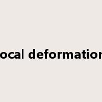 local deformation是什么意思