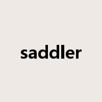 saddler是什么意思