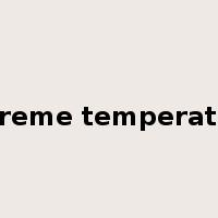 extreme temperature是什么意思