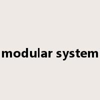modular system是什么意思