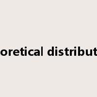 theoretical distribution是什么意思