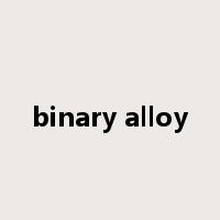 binary alloy是什么意思