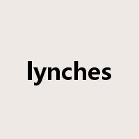 lynches是什么意思