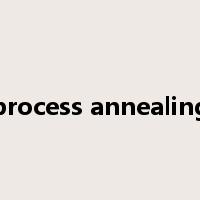 process annealing是什么意思