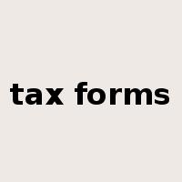 tax forms是什么意思