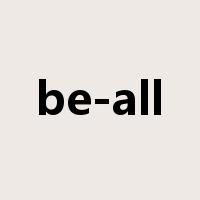 be-all是什么意思