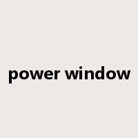 power window是什么意思