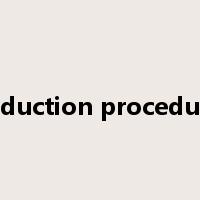 reduction procedure是什么意思