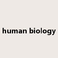 human biology是什么意思