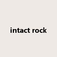 intact rock是什么意思
