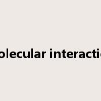 molecular interaction是什么意思