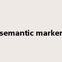 semantic marker是什么意思