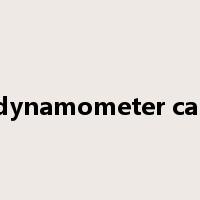 dynamometer car是什么意思