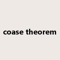 coase theorem是什么意思
