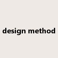 design method是什么意思