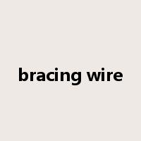 bracing wire是什么意思