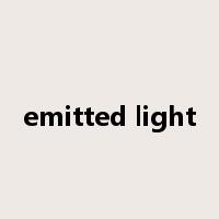 emitted light是什么意思