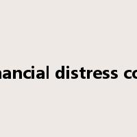financial distress cost是什么意思
