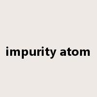 impurity atom是什么意思