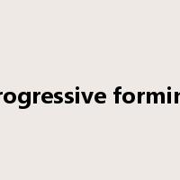 progressive forming是什么意思