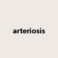 arteriosis是什么意思
